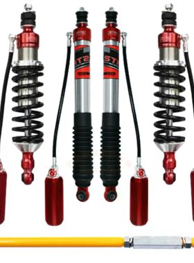 STR减震器LC100改装氮气减震2寸升高越野竞技可调