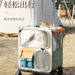 猫包外出便携猫咪背包狗狗双肩包书包保暖防应激大容量宠物拉杆箱