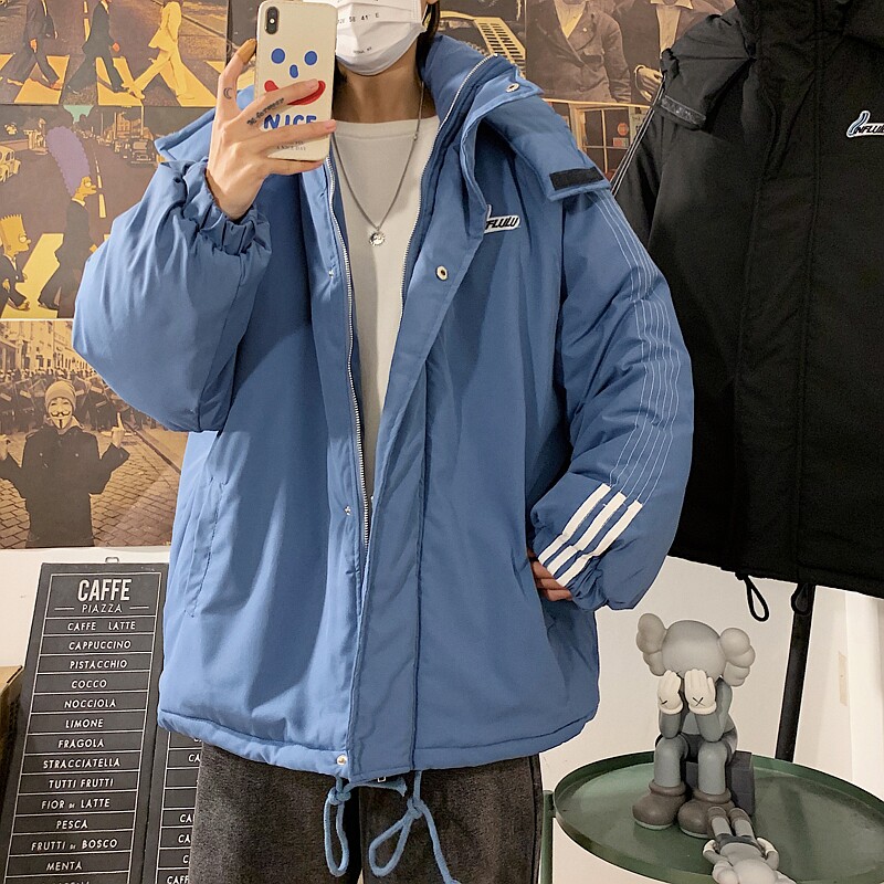 主推差价棉衣男2021新款加厚保暖棉服男士潮牌潮流百搭上衣服棉袄图片