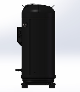 涡旋螺杆压缩机3D建模图纸用于制冷空调系统谷轮ZF49K4E TFD设计