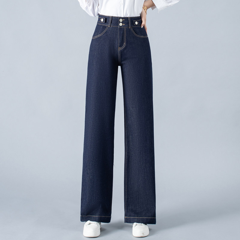 啄木鸟蓝色牛仔裤春夏季长裤爆款宽松垂感显瘦窄版阔腿裤休闲裤,女装/女士精品,牛仔裤,淘宝优惠券,粉丝福利购,淘宝优惠卷