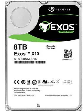 Seagate/希捷 8TB 7200转 256M SATA3 氦气硬盘 ST8000NM0016