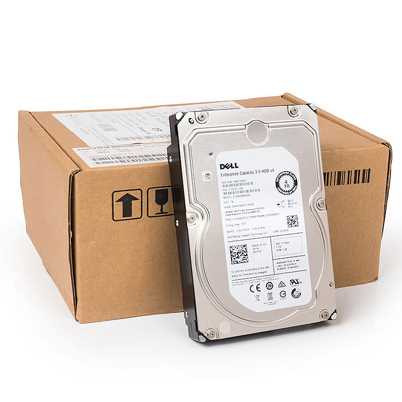 DELL/戴尔服务器工作站硬盘4TB 7.2K SAS 3.5英寸含托架 盒包