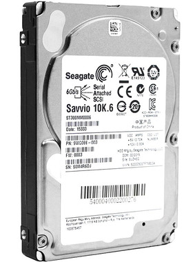 Seagate/希捷 300GB SAS 10000转 2.5英寸企业级硬盘 ST300MM0006