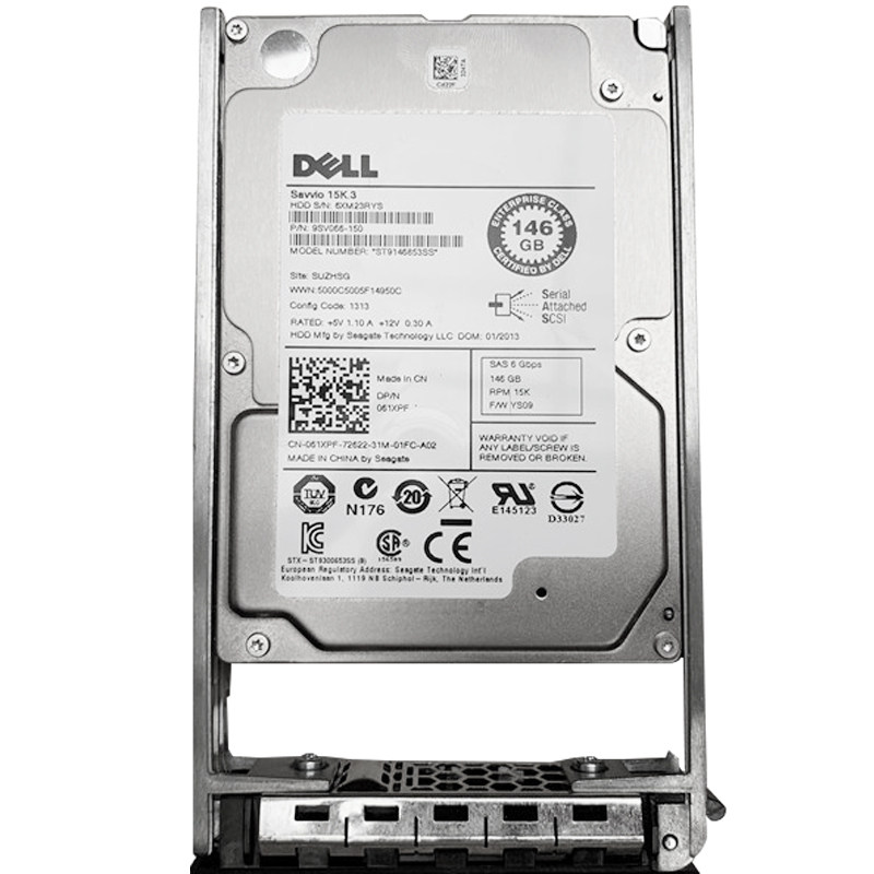 DELL/戴尔 服务器硬盘 146G 15K SAS 2.5英寸  赠原厂托架