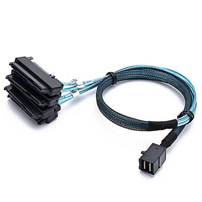 浪潮 SFF8643转4 SAS 硬盘连线 阵列卡硬盘数据线