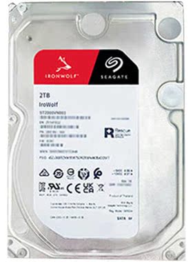 Seagate/希捷 2TB NAS硬盘 3.5英寸 SATA 希捷酷狼 ST2000VN004