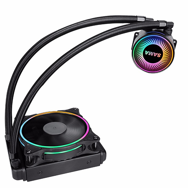 先马冰虹120A 一体式CPU水冷散热器 因特尔 115x平台专用