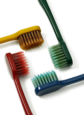 MOLAR SHINE韩版成人情侣牙刷8支装细软毛宽头竹炭家庭装网红人气