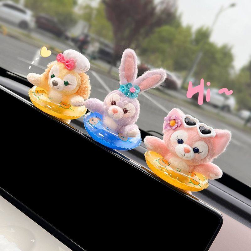 玲娜贝儿车内饰品车载中控屏幕趴趴摆件车内显示屏装饰可爱女礼物