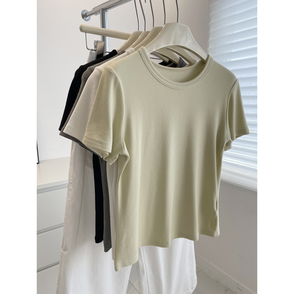 双领线~正肩显瘦小个子短袖T恤