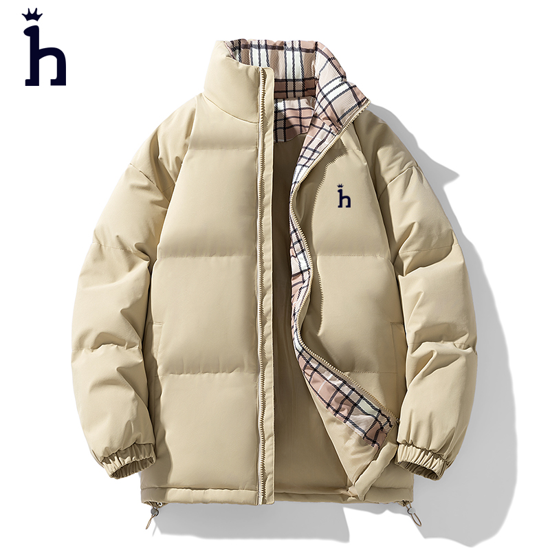 一折专区丨哈家撤柜丨冬季新款男女时尚拼接立领外套加厚保暖棉衣