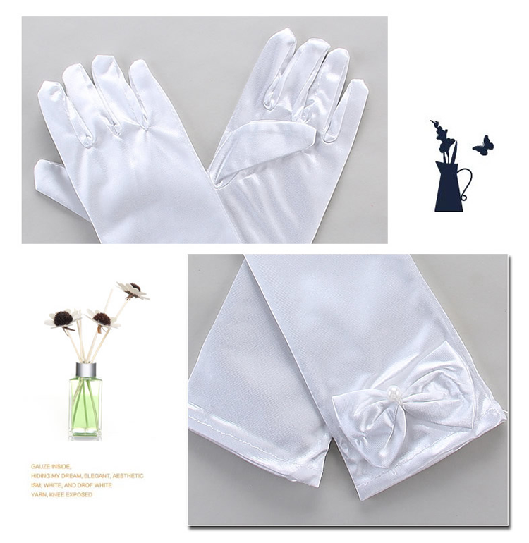 Gants pour fille en satin - Ref 2149664 Image 2