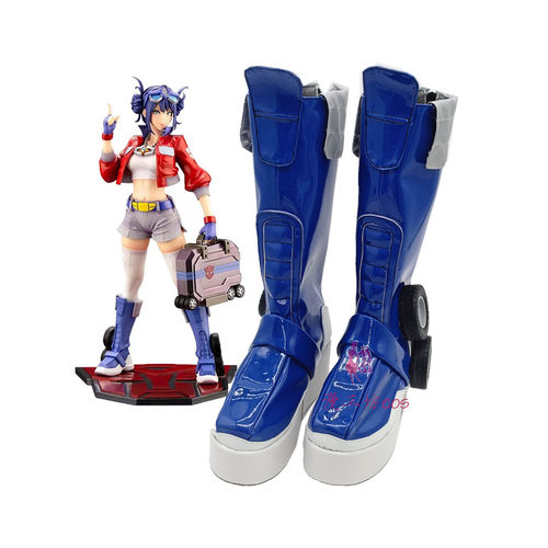 美少女变形金刚cos鞋子来图定制