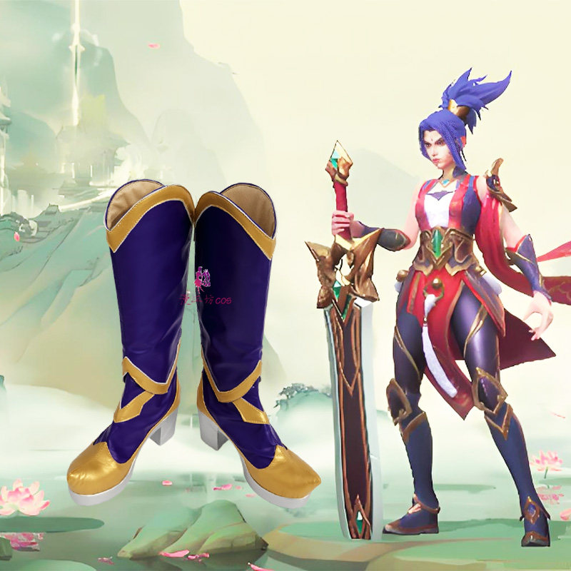 漫工坊英雄联盟玉剑传说锐雯cos鞋子定制动漫游戏cosplay靴子定做