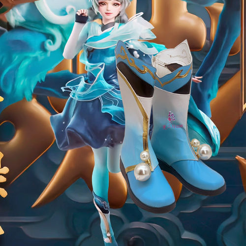 游戏山海碧波行瑶cos鞋子定制