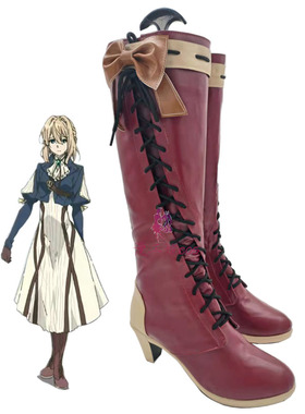 紫罗兰永恒花园 薇尔莉特 cos鞋 来图定做  cosplay动漫鞋子 靴子