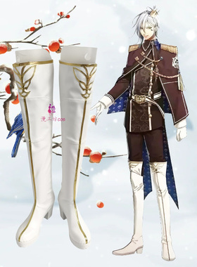 漫工坊amnesia失忆症ikki cos鞋子定制动漫游戏cosplay靴子定做