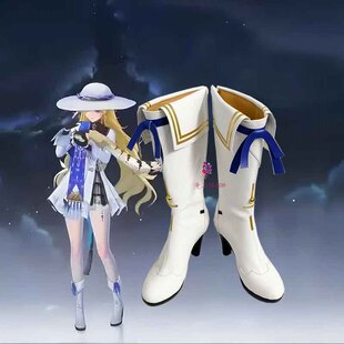漫工坊鸣潮菲比cos鞋子定制动漫游戏cosplay靴子漫展鞋来图定做