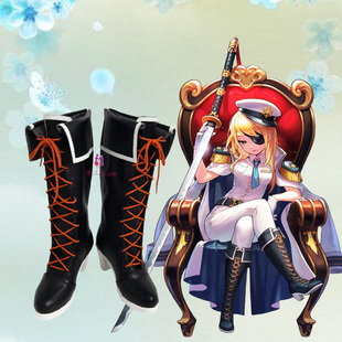 漫工坊奇迹少女玛丽娜cos鞋子定制动漫游戏cosplay靴子来图定做