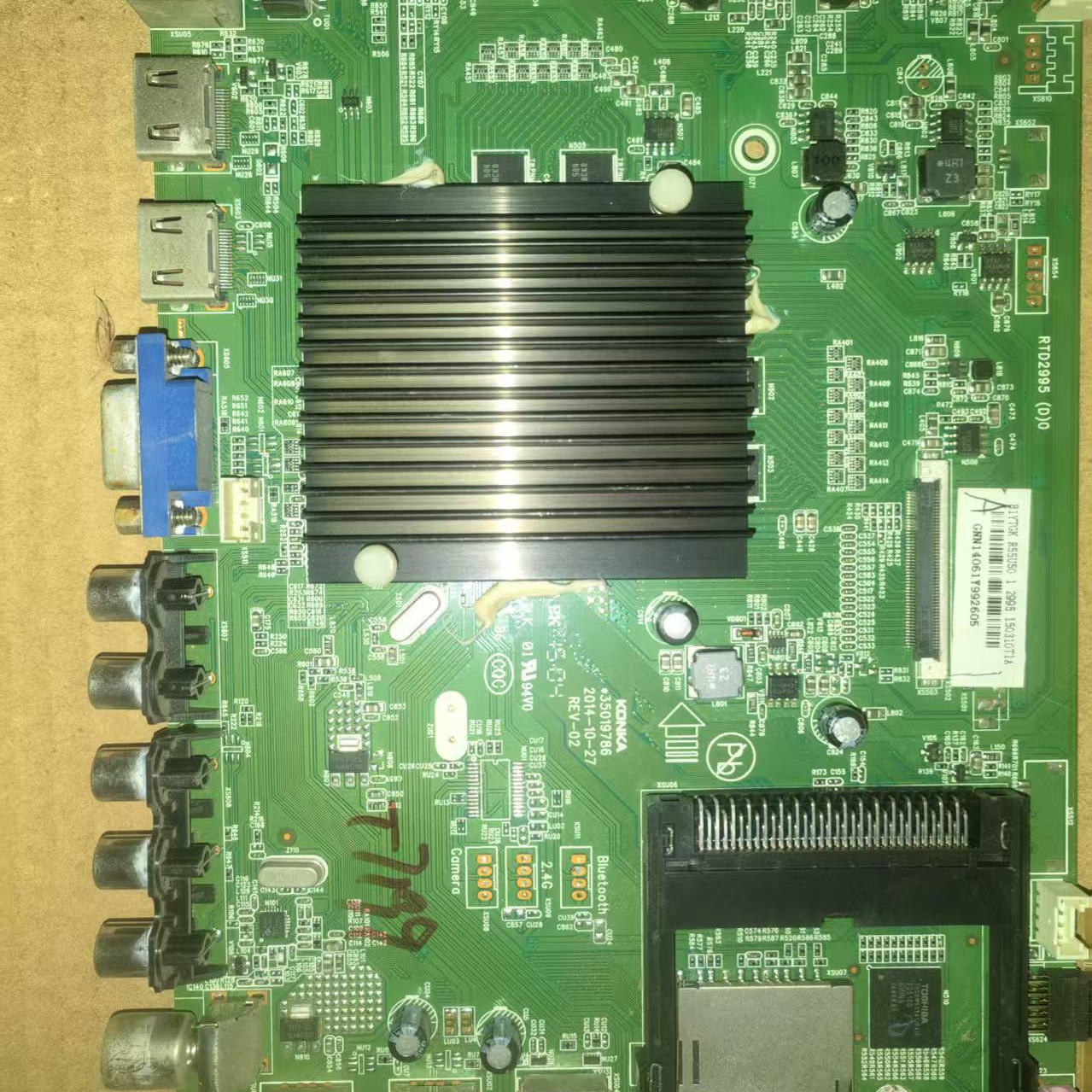 KKTV康佳K43R55U50主板35019786屏72000081YTGK