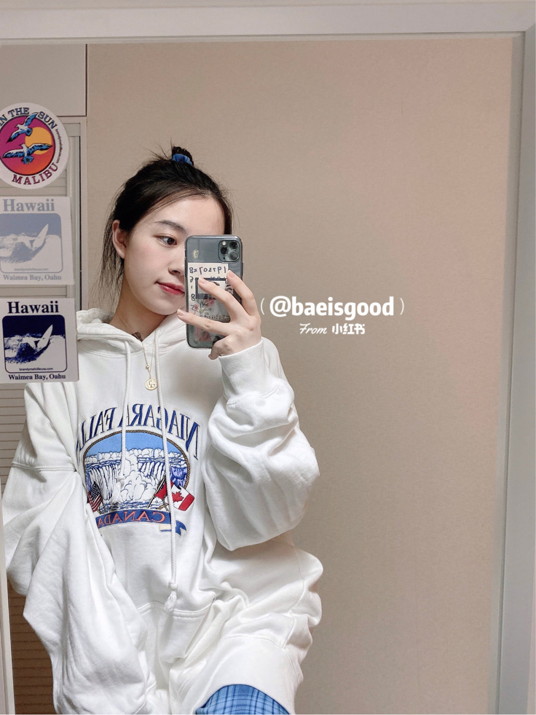 brandy girl官网春秋肯豆同款瀑布连帽bm卫衣女韩版宽松ins潮