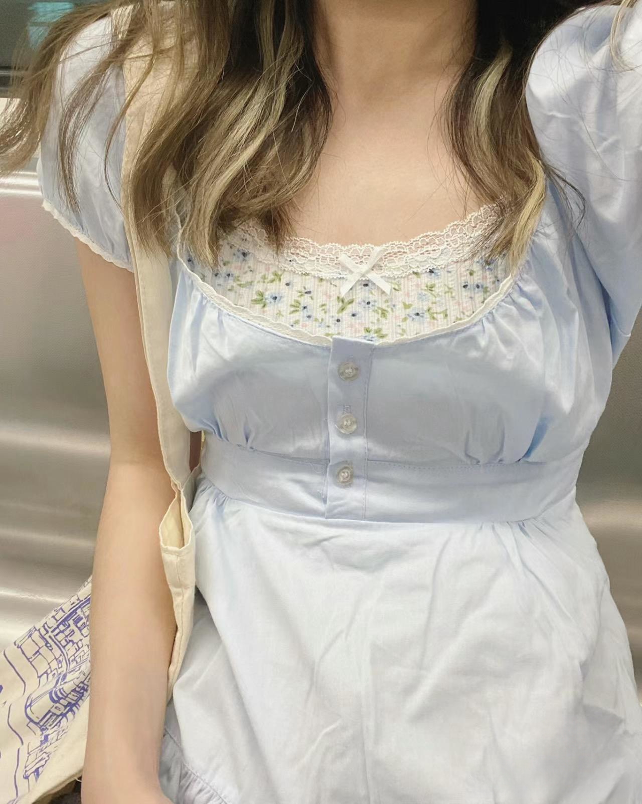 BrandyMelvillebm夏新款荷叶边