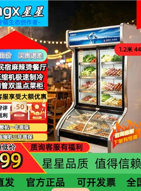星星商用立式冷藏双压数显冷柜