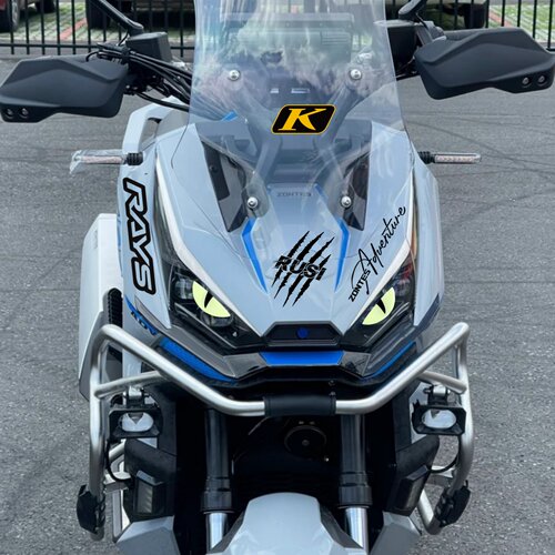 适用升仕368G摩托车车头拉花改装