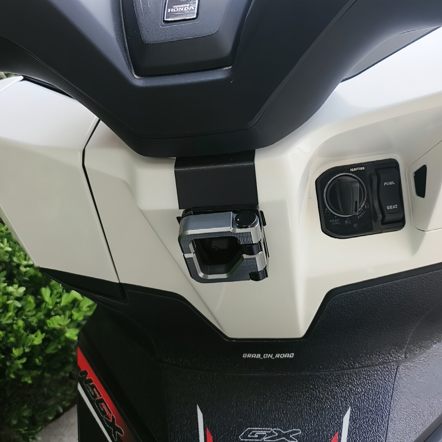 适用本田NS150GX改装车头开合款挂钩NWG150铝合金折叠前挂钩配件