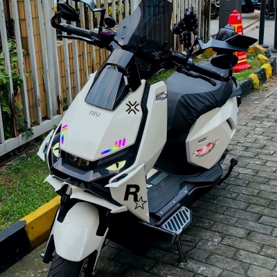 适用小牛FXT/FX电动恶魔眼睛贴纸