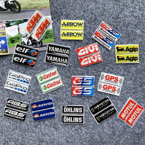 3D立体软胶反光贴motogp赞助商贴