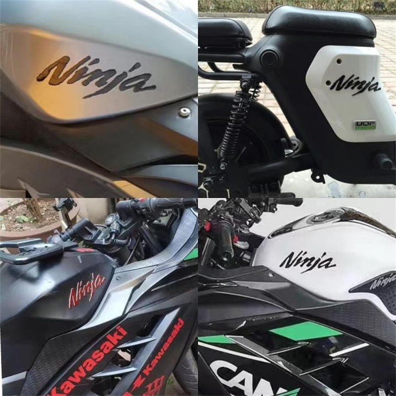 ZX-6R10R12R川崎ninja400 300 650车标贴摩托车装饰贴纸软胶贴花