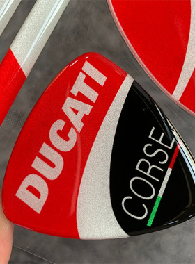 适用于杜卡迪DUCATI821/1199车标反光贴纸摩托车头盔防水改装贴花