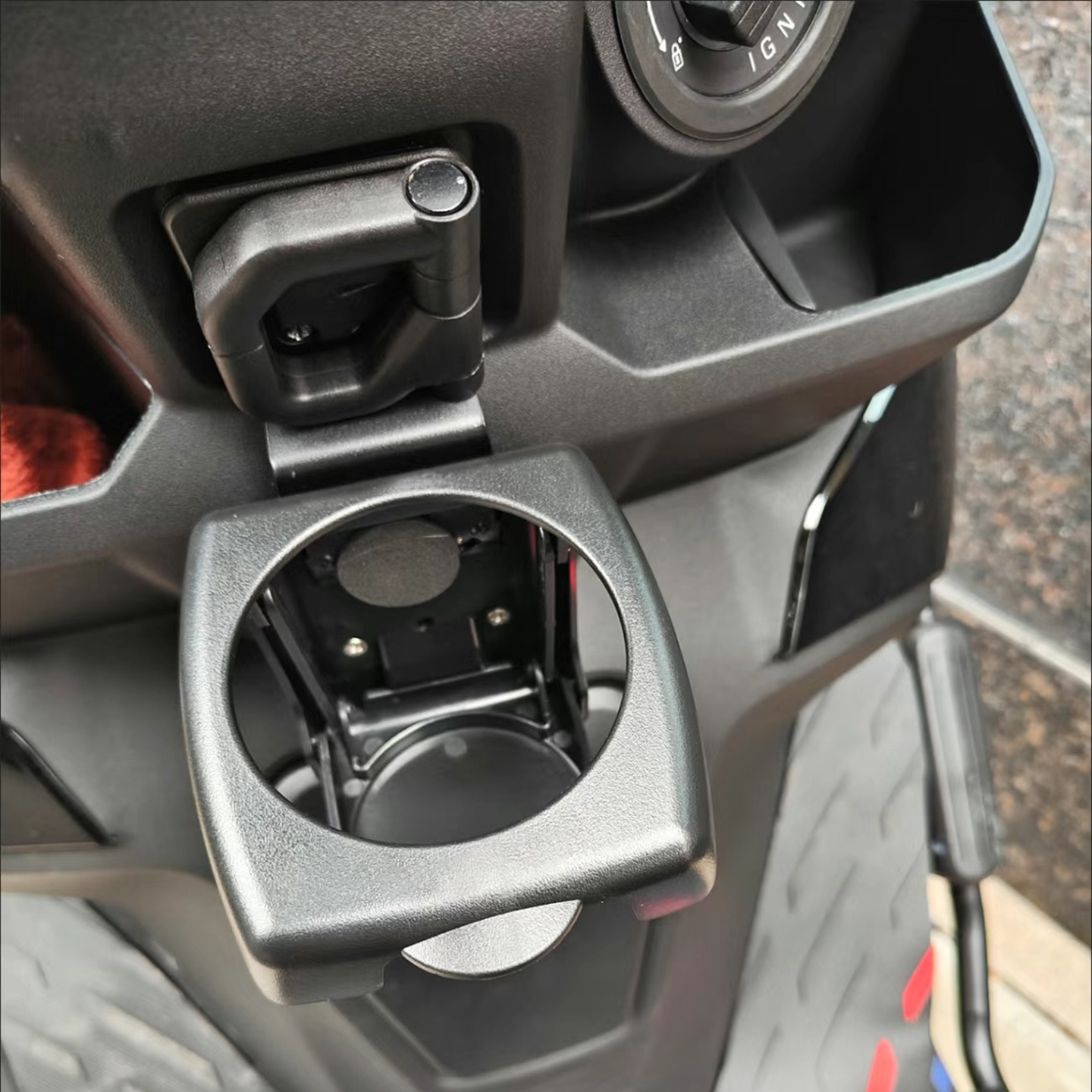 适用NWT150改装水杯架折叠水壶架