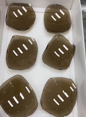 石头镜40多年老字号厂家纯天然水晶黄底料800弯超高清晰度大镜片