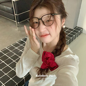 真丝发圈 3件8折 30姆米100%桑蚕丝大肠圈丸子头发绳高品质手工