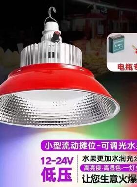 LED生鲜灯冷鲜肉猪肉水果调色变色灯水果市场档口水果店专用灯具