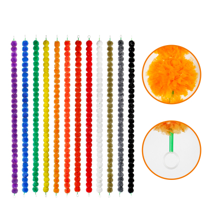 排灯节万圣节亡灵节万寿菊花条印度婚礼节日装饰