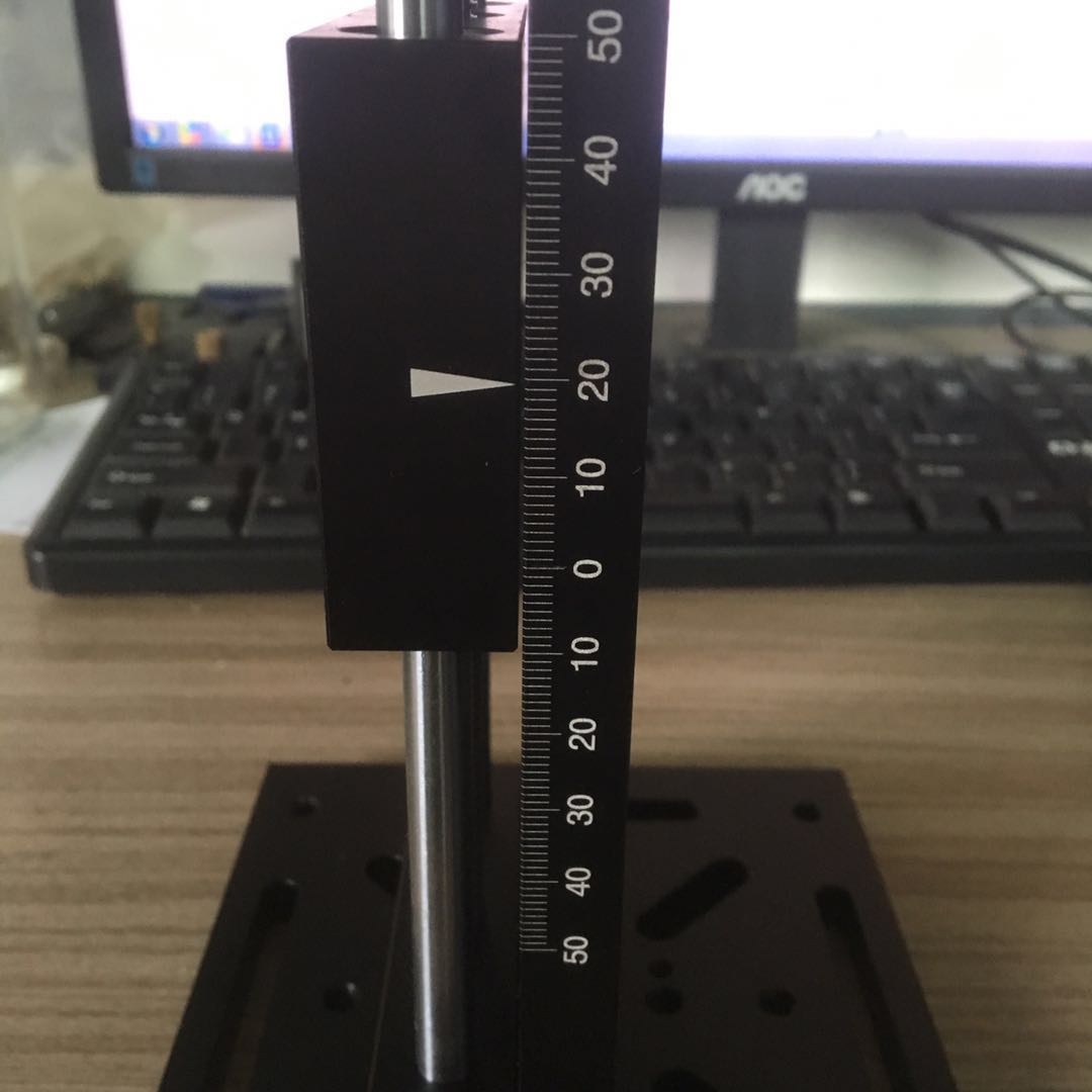 칼럼 리프팅 변위 테이블 Z 축 작업대 광학 플랫폼 액세서리 실험실 마이크로 리프팅 수동 리프팅 테이블