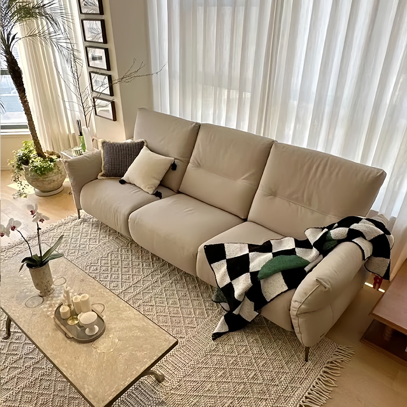 电动功能沙发零靠墙头层牛皮