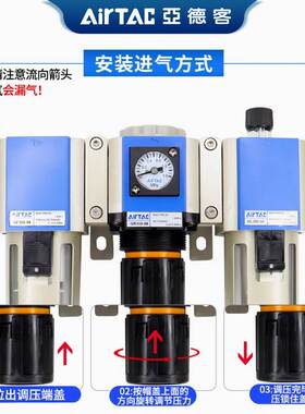 亚德客三联件GC30008F1 GC30010F1 GC30015F1 GC30020F1 GC30030