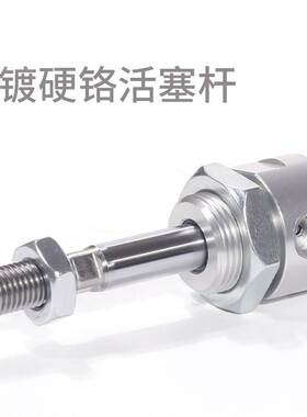 亚德客不锈钢迷你气缸MA16X10/20/25/30/40/50/75/100/125/150SCA