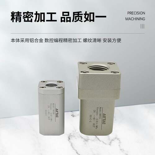 亚德客气动止逆阀NRV06 NRV08 NRV10 NRV15 NRV20 NRV25止回阀