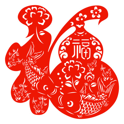 福字窗花剪纸静电贴纸玻璃装饰