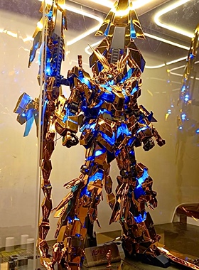 高达模型MG独角兽电镀菲尼克斯大班MB强袭自由动漫手办机甲玩具男