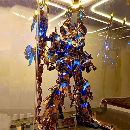 高达模型MG独角兽电镀菲尼克斯大班MB强袭自由动漫手办机甲玩具男