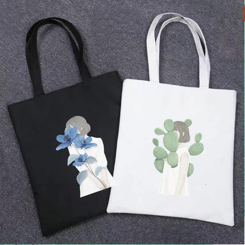 购物袋大容量手提帆布黑色包包超市布袋包百搭手袋中学生轻便拉链|msdalam kategori Beg kulit/wanita/beg lelaki, beg Ms. - dari Buy2taobao.com untuk memberikan perkhidmatan ejen Taobao profesional membeli