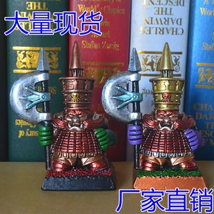 样板房软装热销新品户外庭院女巫小矮人混沌骑士树脂工艺品微景观