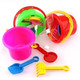 儿童玩具12个月以上新款 工具 大号宝宝沙漏铲子沙滩车戏水塑料套装